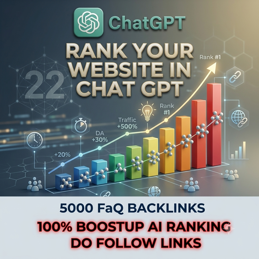 AI Ranker – 5000 Premium FAQ Backlinks to Rank in ChatGPT & Boost AEO SEO