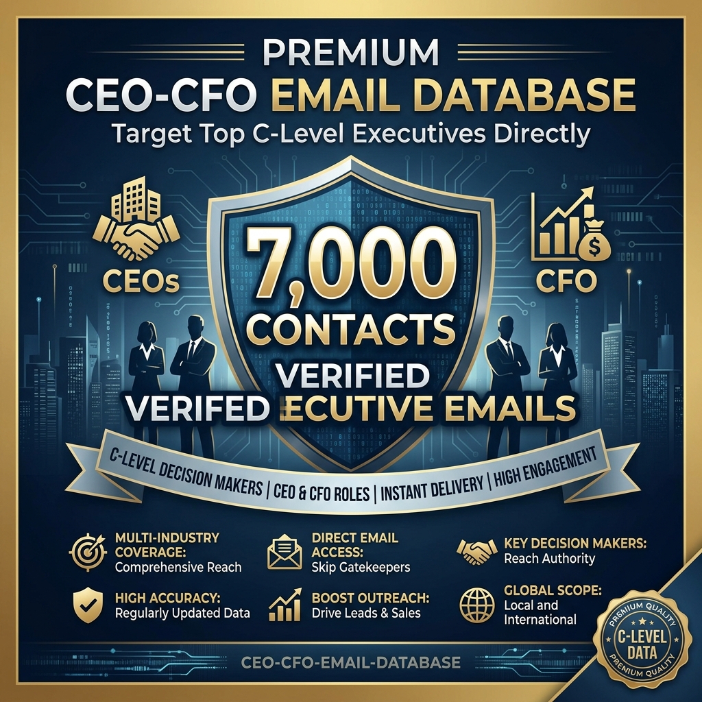 UAE CEO & CFO Database - Executive Contacts